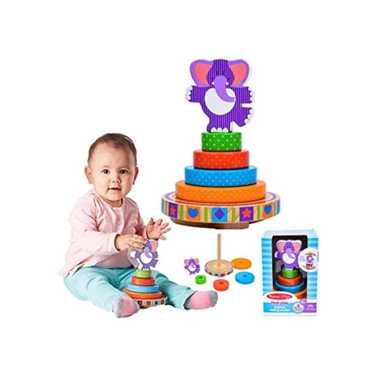 Melissa Doug First Play Apilador mecedora 6 piezas