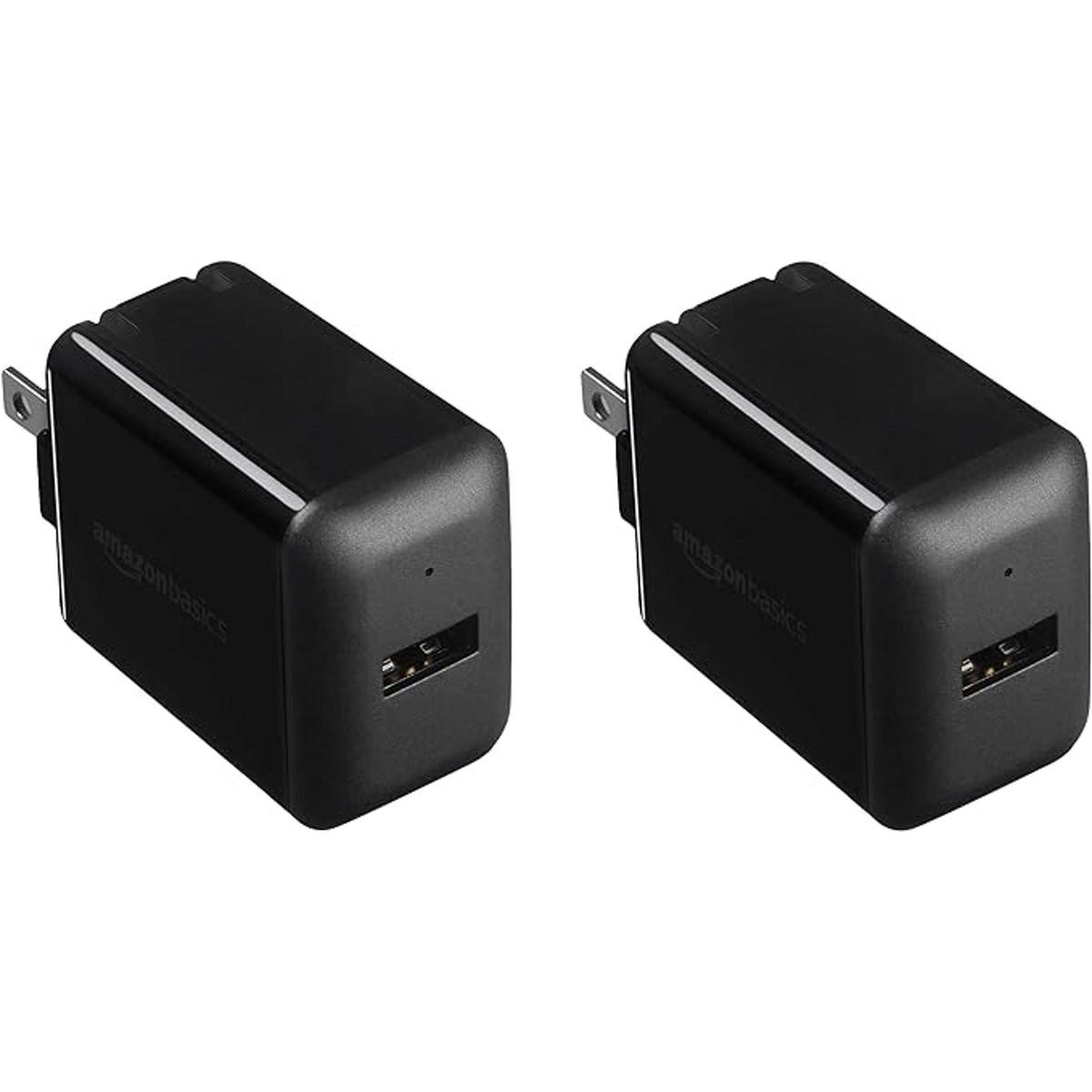 Cargador de pared USB de 12 W de un puerto para teléfono