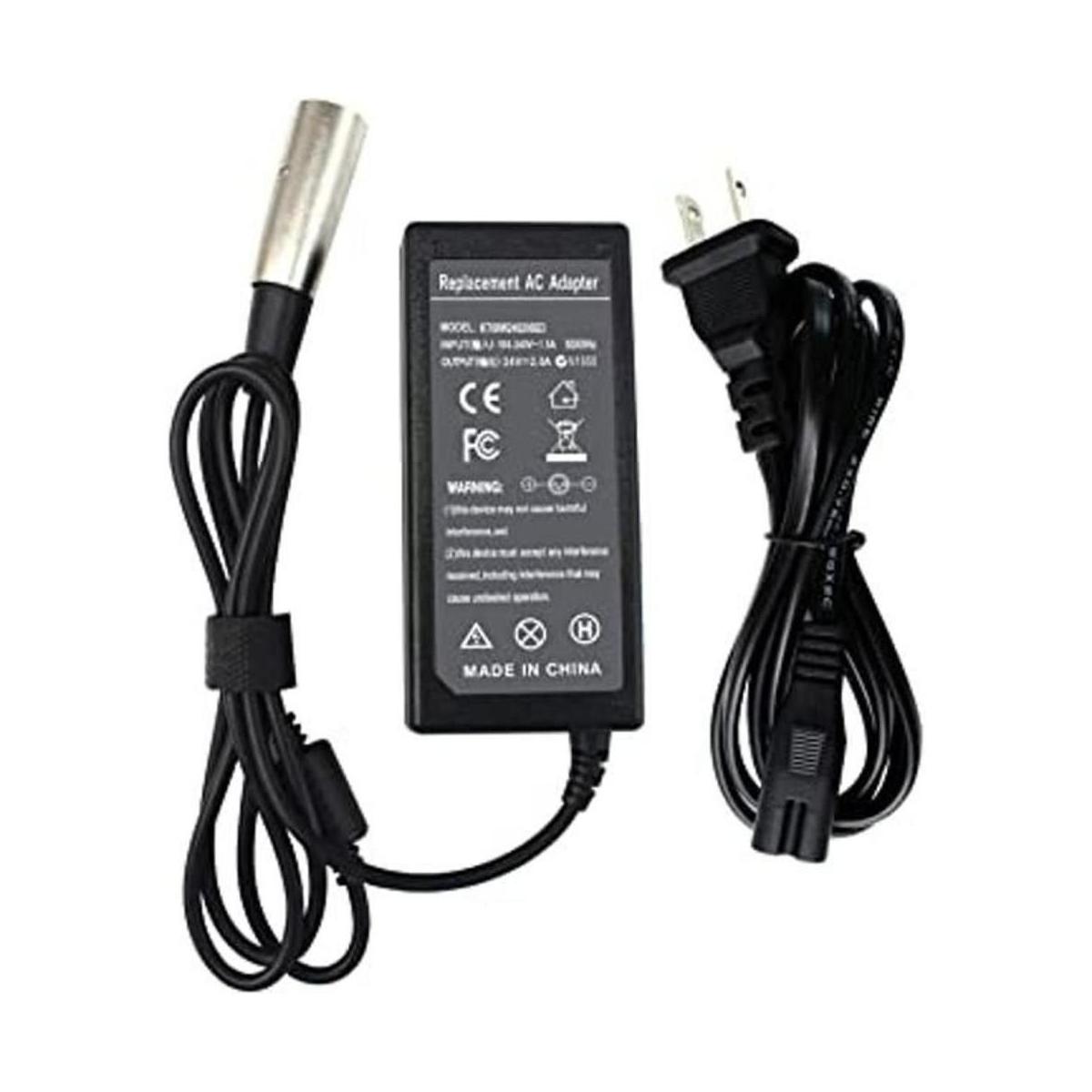 EasyFine Cargador de batería electrónico de 24 V 2 A