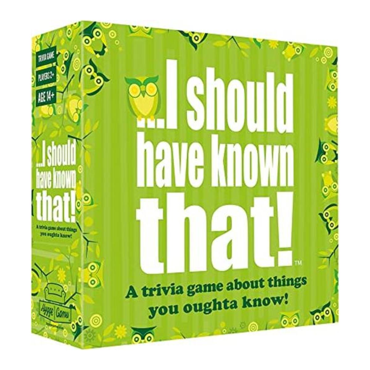Hygge Games ... Debería haber sabido eso Trivia Game Green