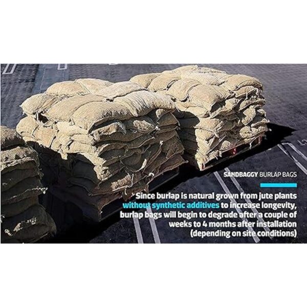 Sandbaggy Bolsa de arena de arpillera. Tamaño 14 x 26_5