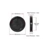 Flyshop Ojal de goma negro de 1.969 in de 2 pulgadas_2