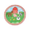 Barnyard suministros para fiesta de cumpleaños platos de_3