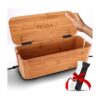 TEYGA Caja de gestión de cables de bambú Elegante caja_1