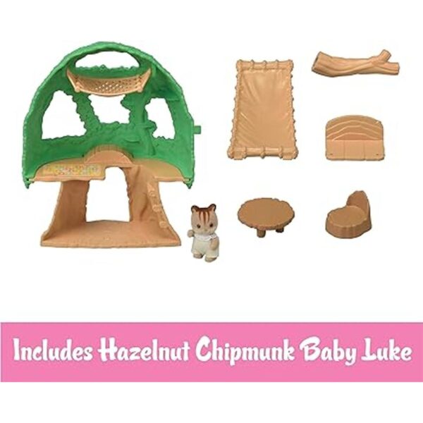 Calico Critters Casa del árbol del bebé verde_2