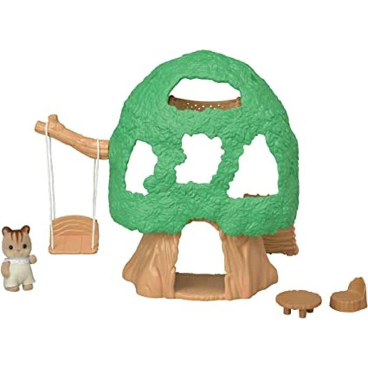 Calico Critters Casa del árbol del bebé verde