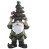 Ivy Home Estatuilla de gnomo con piedras
