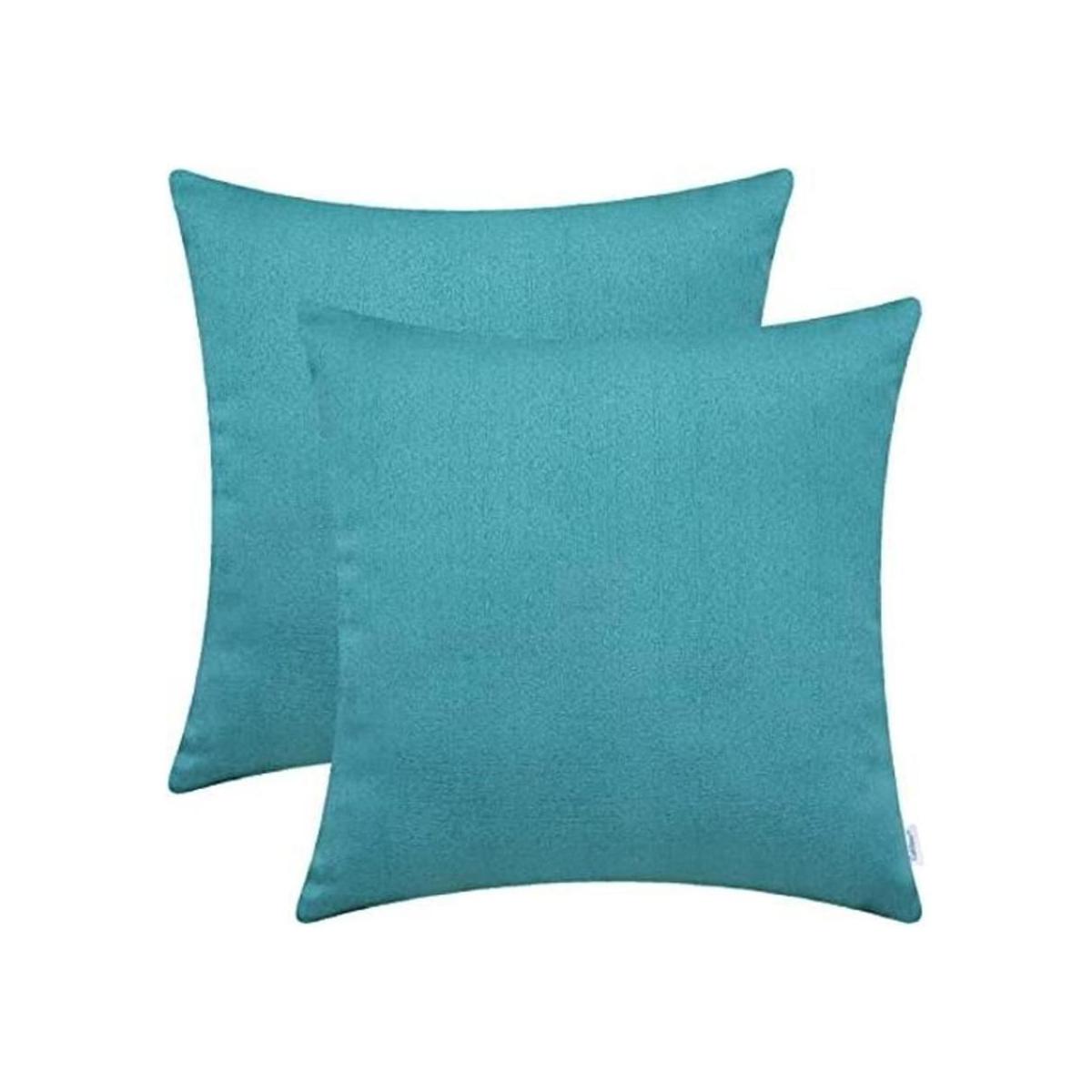 CaliTime Paquete de 2 fundas de almohada suaves para sofá