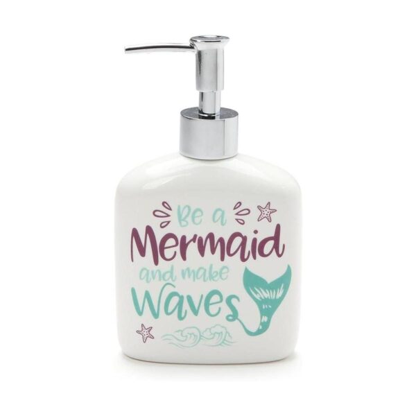 Enesco Our Name is Mud Mermaid Waves Dispensador de jabón_1