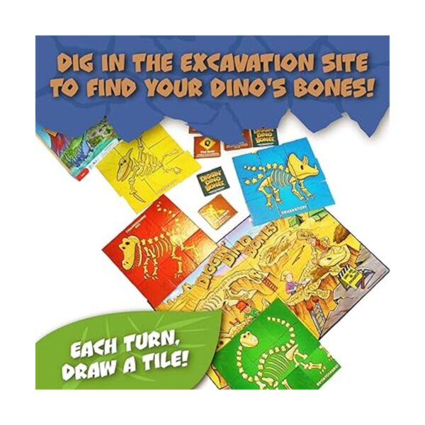 Continuum Games Digging Dino Huesos Juego de mesa niños_3