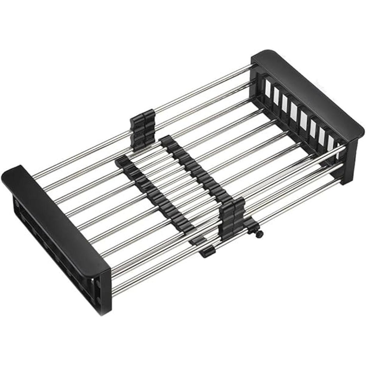 GICASA Bandeja de drenaje ajustable de acero inoxidable