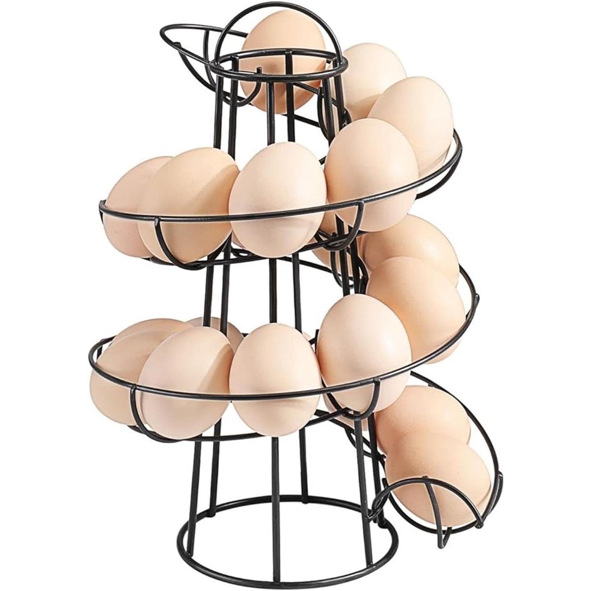 Flexzion Egg Skelter Portahuevos en espiral moderno