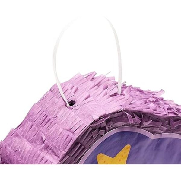 Piñata de sirena para niñas bajo el mar decoraciones de_5