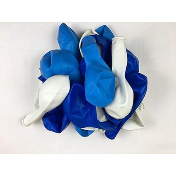 Globos de fiesta paquete de 100 12 pulgadas blanco azul_2