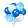 Globos de fiesta paquete de 100 12 pulgadas blanco azul_1
