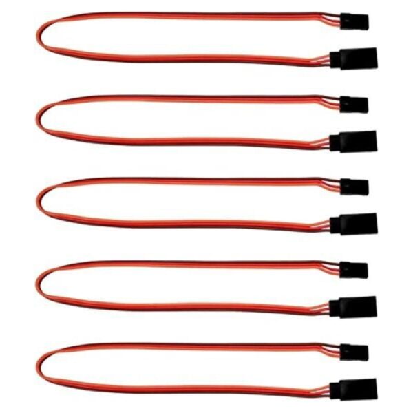 Estilo 12300 mm JR Servo Extension 5 pack Apex RC_1