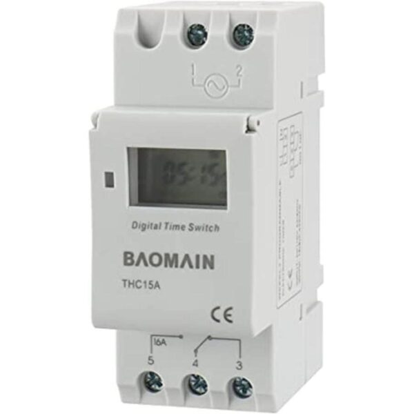 Baomain THC15 A AC 110 V Digital LCD Potencia Temporizador_1