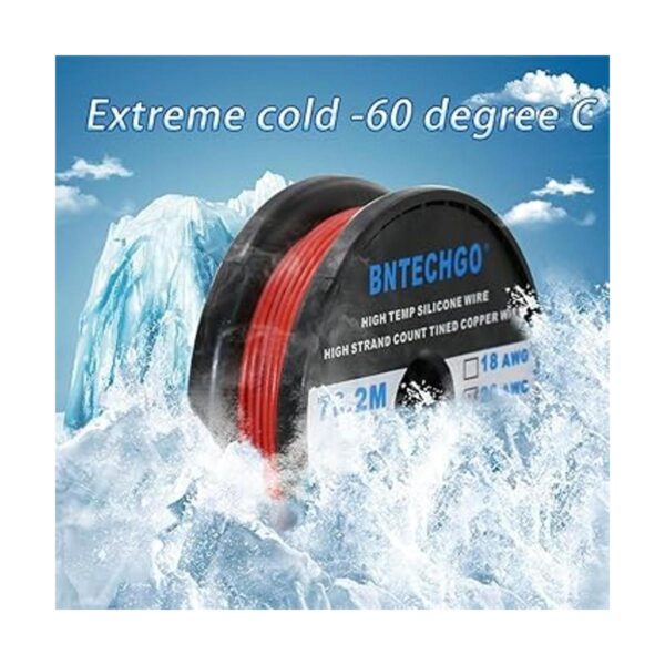 BNTECHGO Alambre de silicona flexible de calibre 20 20