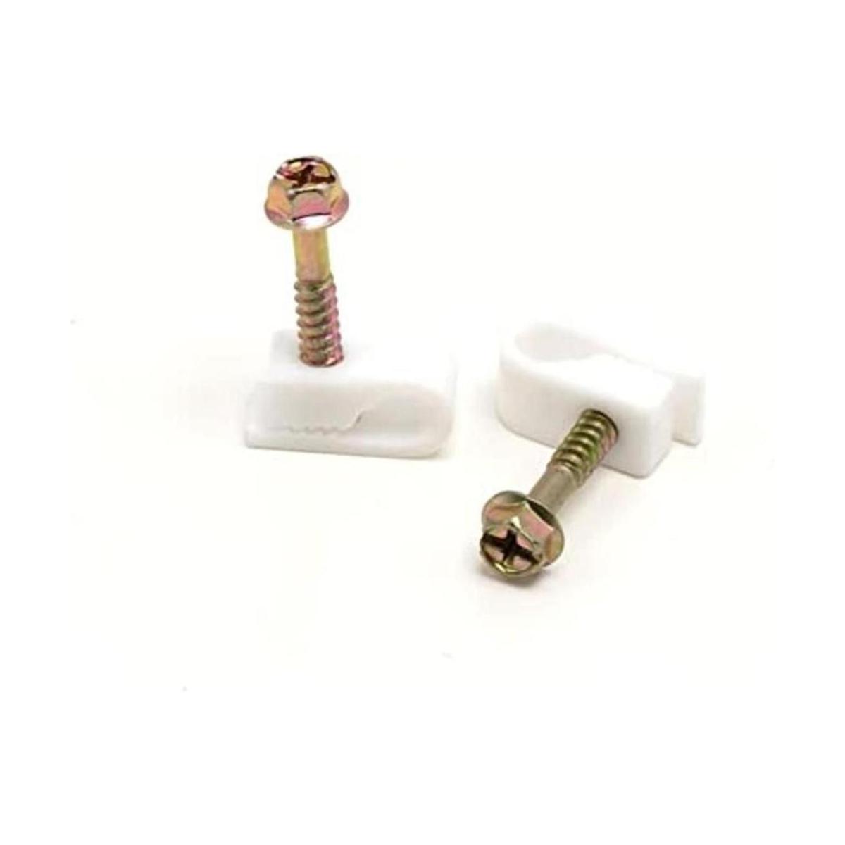 THE CIMPLE CO Clips de cable coaxial individuales Cat6