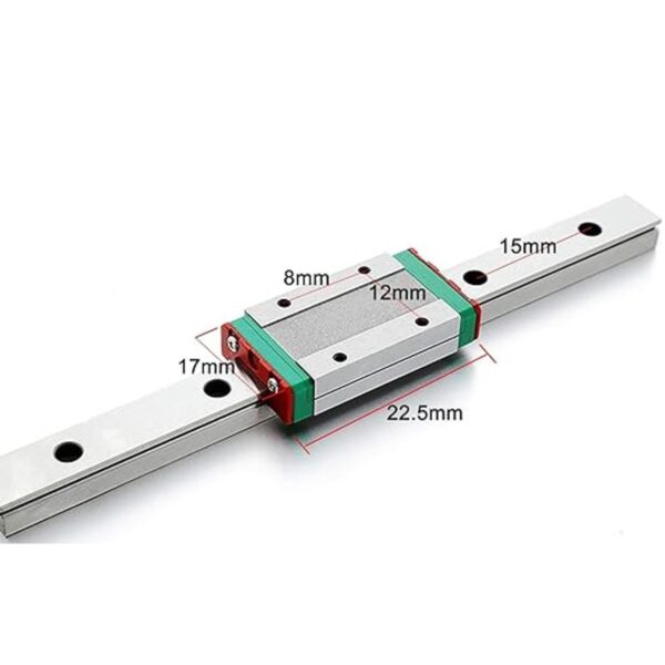 Raíl lineal TENHIGH 2 piezas CNC MR7 MGN7 guía lineal en_2