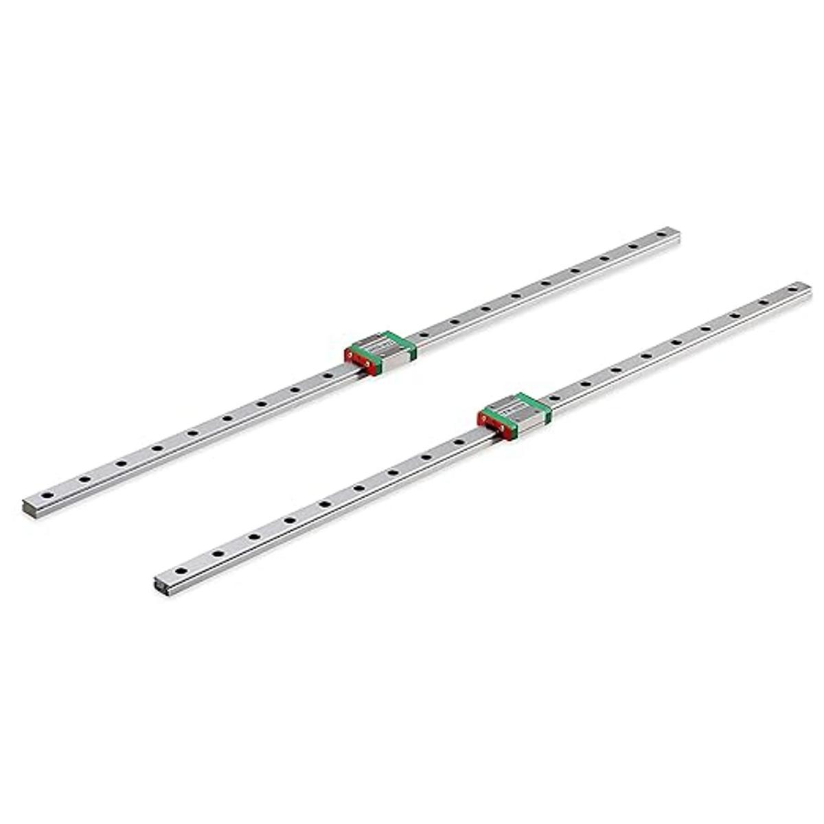 Raíl lineal TENHIGH 2 piezas CNC MR7 MGN7 guía lineal en