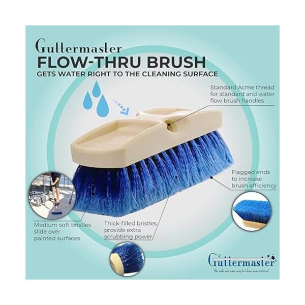 Guttermaster Blue Cepillo oblongo de flujo medio suave de_3