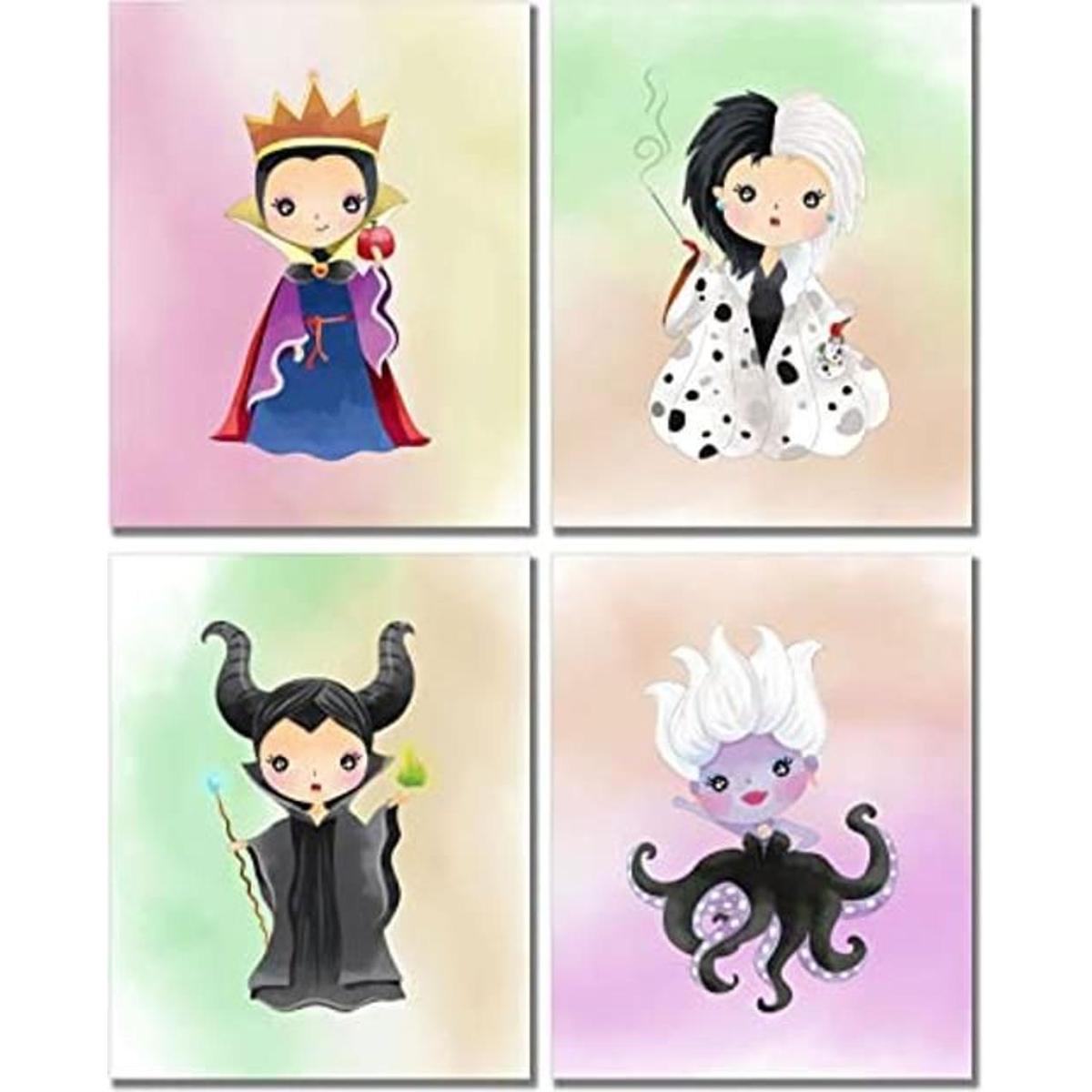 Disney Evil Queens Art Prints Fotos para decoración de