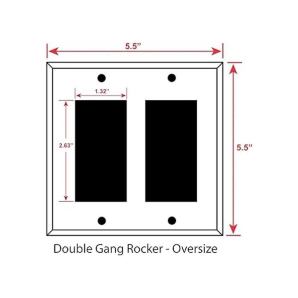 Art Plates Marca Double Gang Rocker Placa de pared de_2