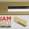 JAM PAPER Grapadora de escritorio moderna Dorada Se_5