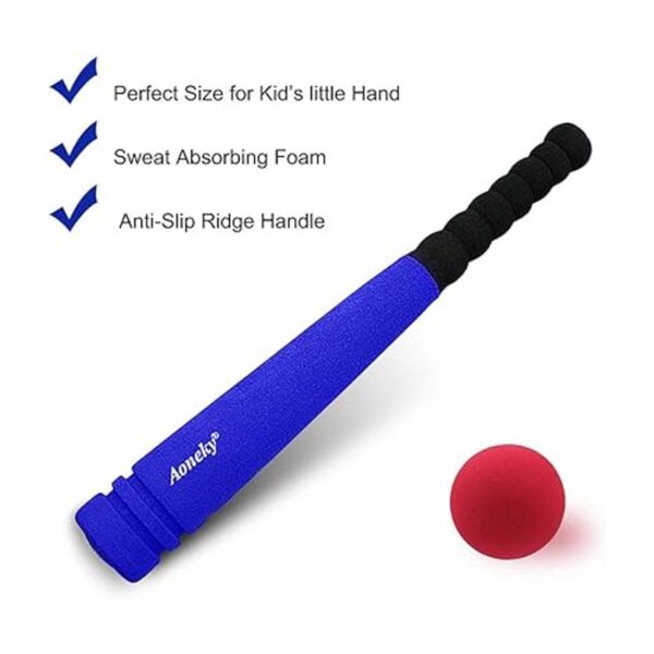 Aoneky Mini Bate de béisbol de espuma y pelota para niños_2
