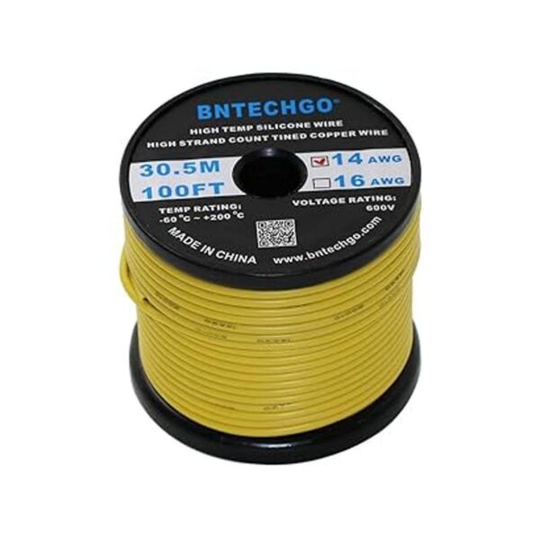 BNTECHGO Bobina de alambre de silicona de calibre 14 de_2