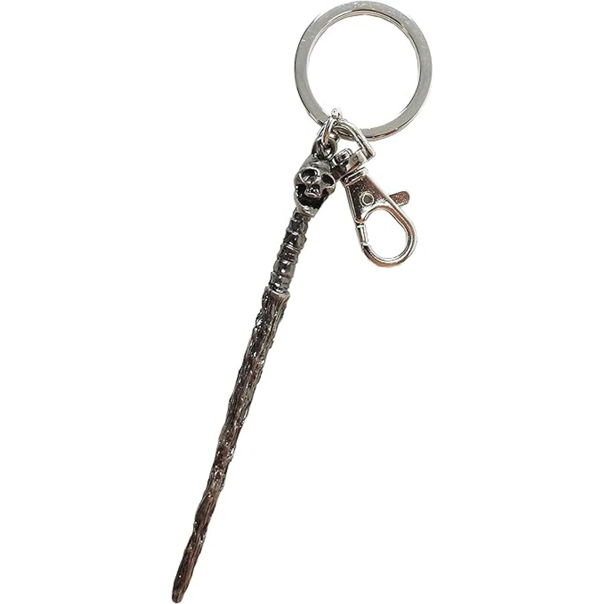 Harry Potter Llavero de peltre con diseño de varita de
