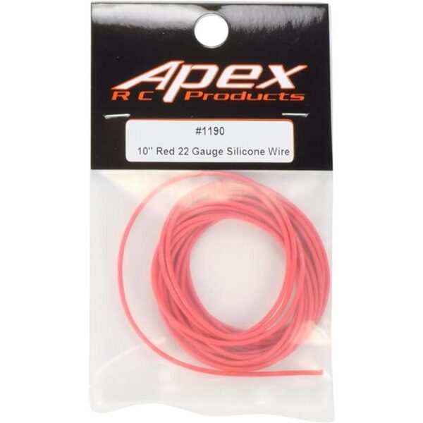 Apex RC Products 10 rojo calibre 22 Super Flexible High_3