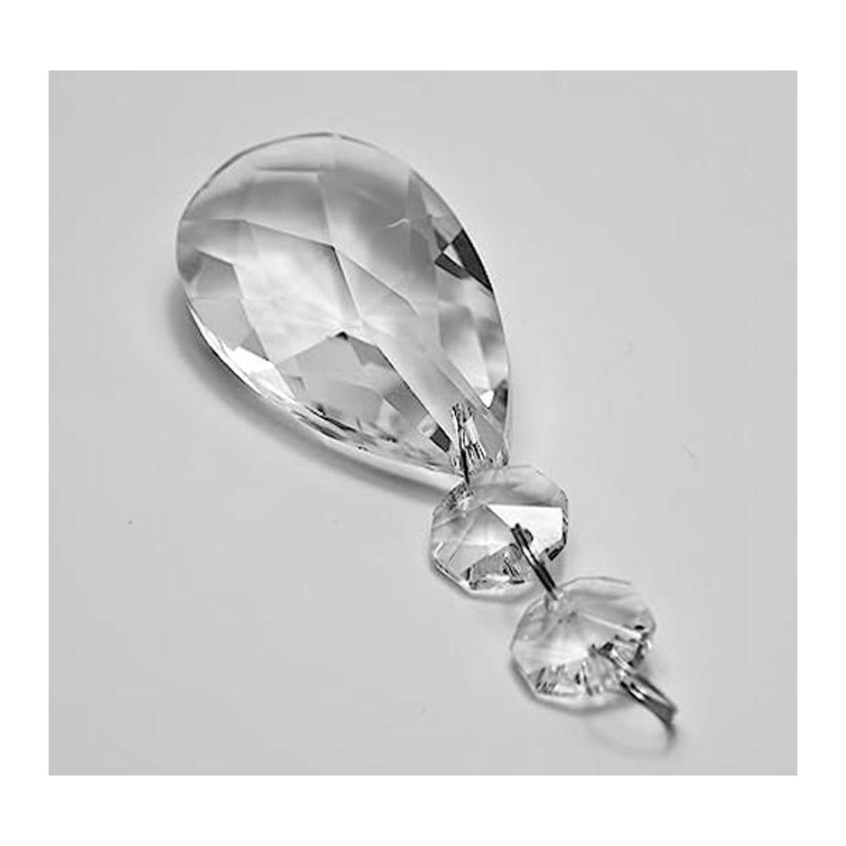 Todo en uno Lámpara de cristal transparente con colgante