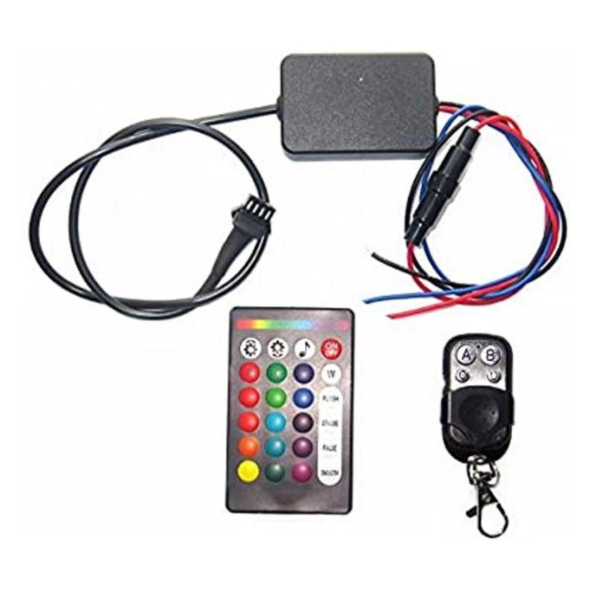 Kingshowstar 18 tipos de color dual control remoto RGB de