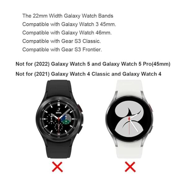 LDFAS Correa de reloj para Galaxy Watch de 1.65 pulgadas_2