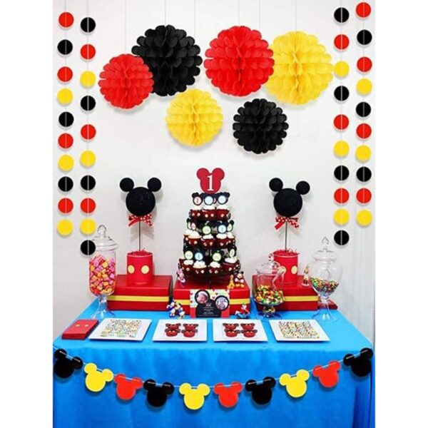 Threemart Guirnalda para decoración de cumpleaños color_6