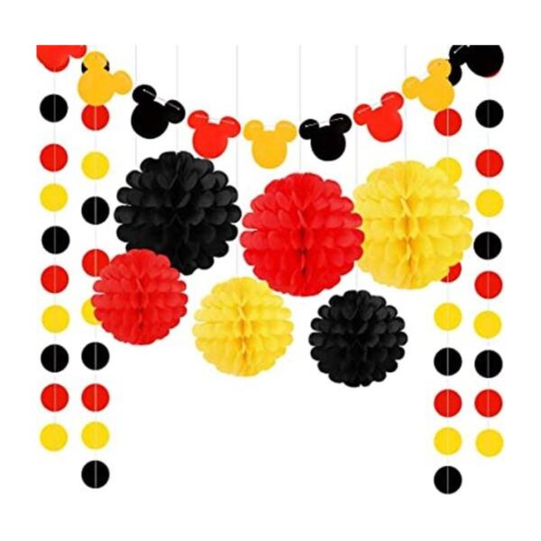 Threemart Guirnalda para decoración de cumpleaños color_1