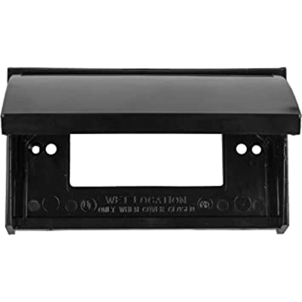 JR Products 0512215 GFCI Cubierta de salida negro 1