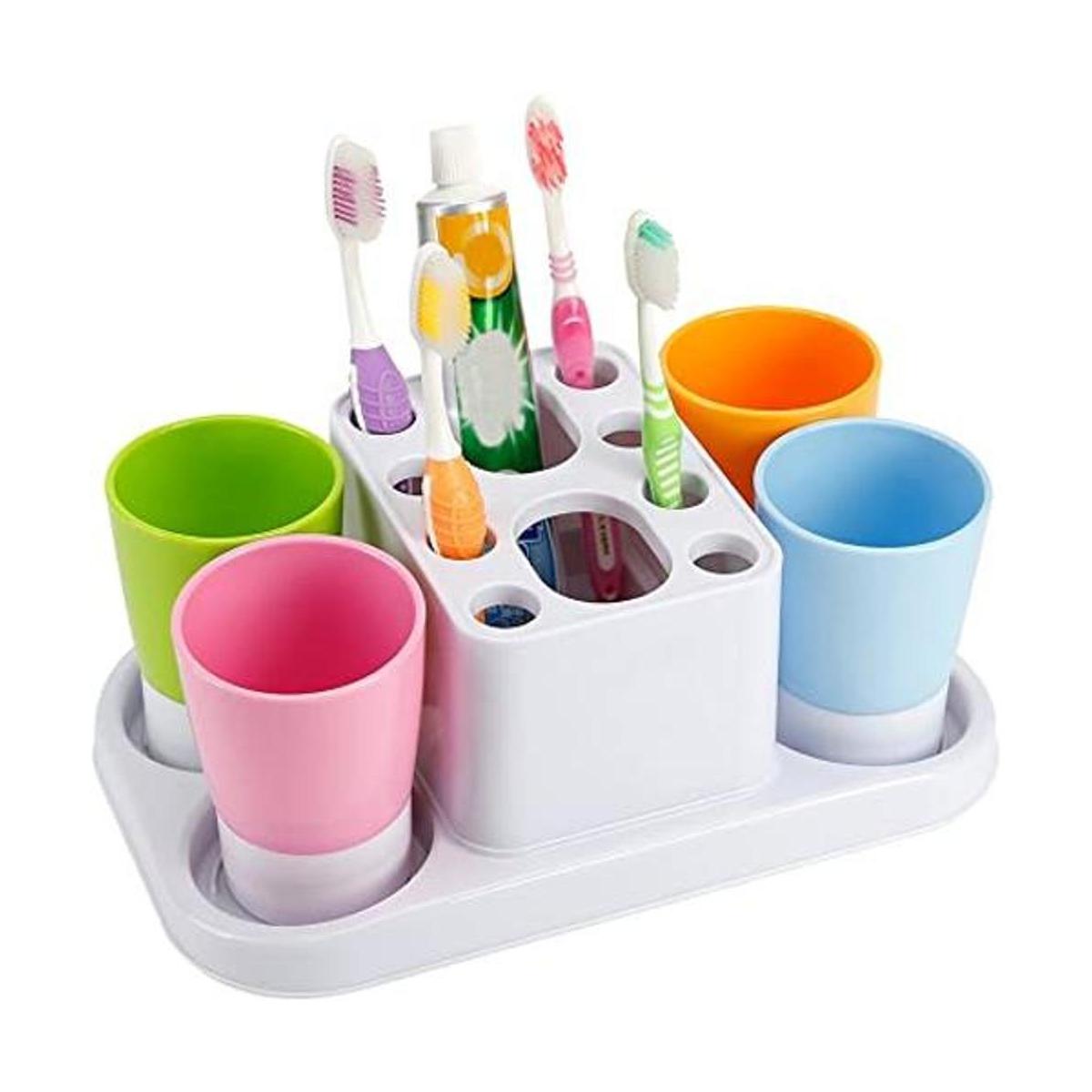 Eslite Soporte para cepillo de dientes y soporte