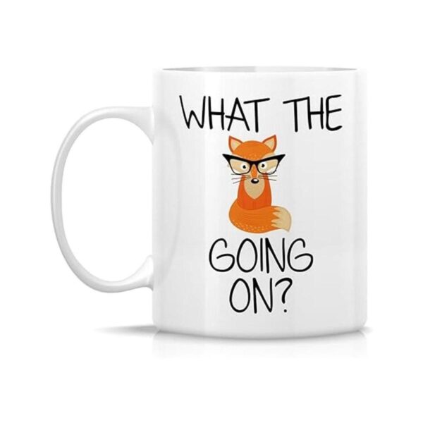 Taza divertida de Retreez con texto en inglés What the_2