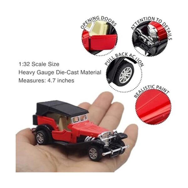 Liberty Imports Juego de 6 coches de metal fundido a_4
