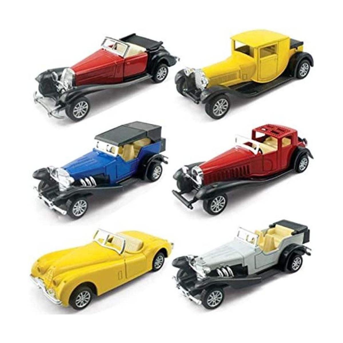 Liberty Imports Juego de 6 coches de metal fundido a