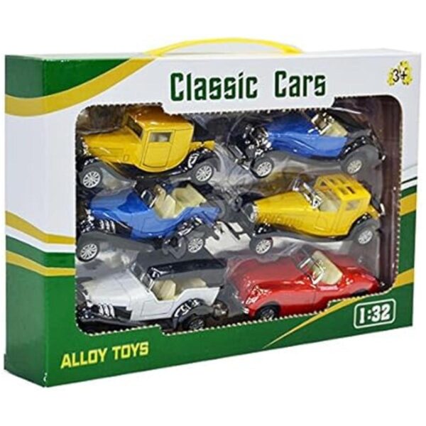 Liberty Imports Juego de 6 coches de metal fundido a_6