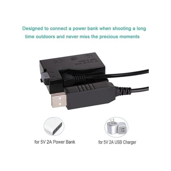 CCYC DRE8 DC acoplador de repuesto de batería LPE8 USB DC_4