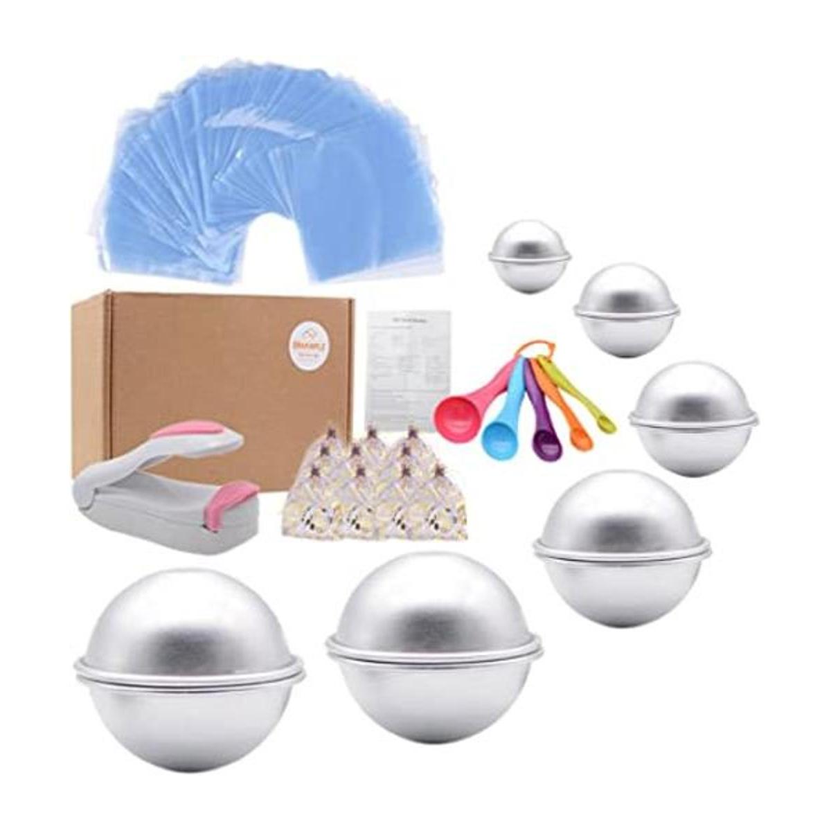Juego de 228 moldes para bombas de baño 200 paquetes de