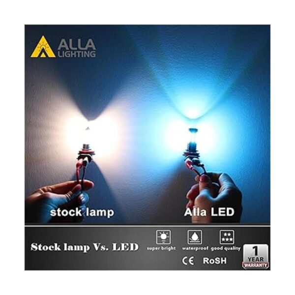 Alla Lighting Bombillas LED HB4 9006 de 2000 lúmenes 8000_2