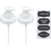 Jarmazing Products Juego de 2 tapas para dispensador de_1