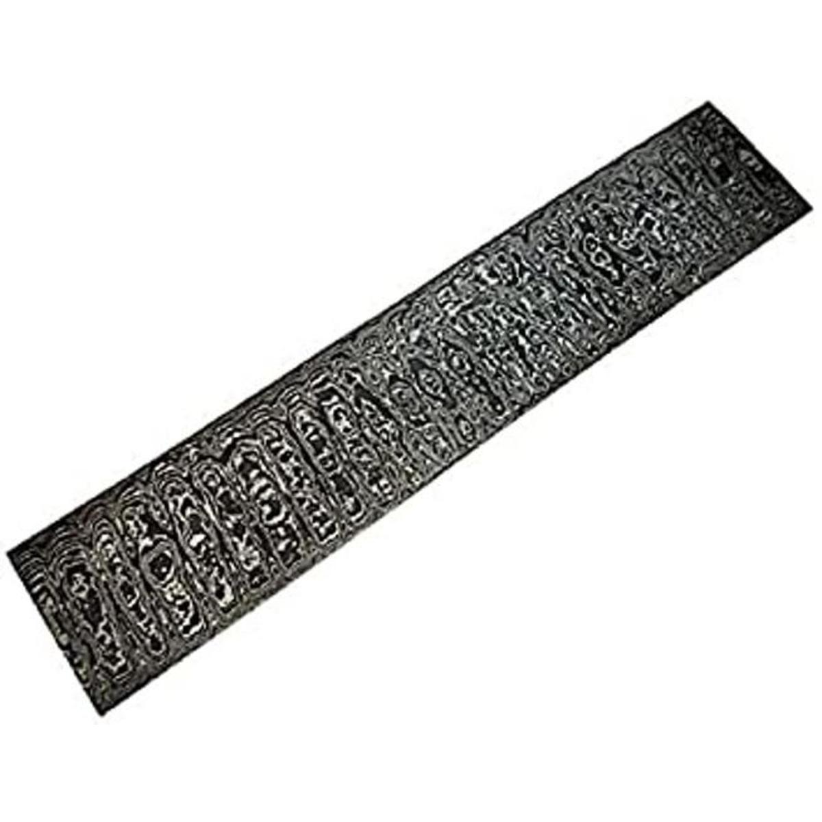 BLD54 barra de acero de damasco hecha a mano hoja en