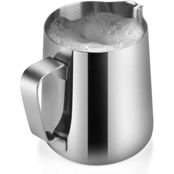 Flexzion Jarra espumadora de leche taza espumadora de
